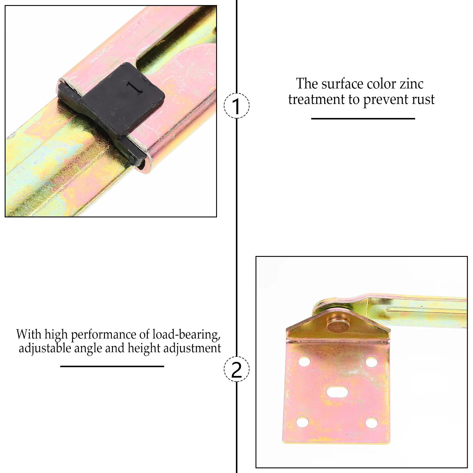 1Pair Bed Table Telescopic Bracket Steel Furniture Support Adjustable Angle Rack Durable Rustproof Furniture Accessory
1Pair Bed Table Telescopic Bracket Steel Furniture Support Adjustable Angle Rack Durable Rustproof Furniture Accessory