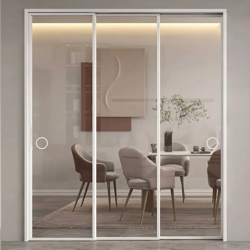Customizable Triple-Track Concealed Sliding Glass Doors Double Glazing Tempered Glass for Kitchens Living Rooms Interior
Customizable Triple-Track Concealed Sliding Glass Doors Double Glazing Tempered Glass for Kitchens Living Rooms Interior