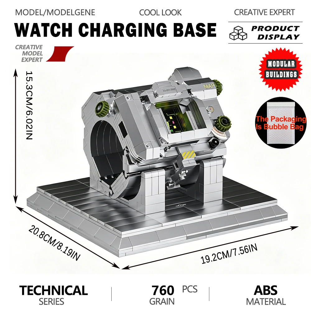 Creative Xbert Boy Watch Charging Stand Assembly Building Blocks Brick Kit Vivid Detailed Design Fun Toys Gifts For Hobby Lovers
Creative Xbert Boy Watch Charging Stand Assembly Building Blocks Brick Kit Vivid Detailed Design Fun Toys Gifts For Hobby Lovers
