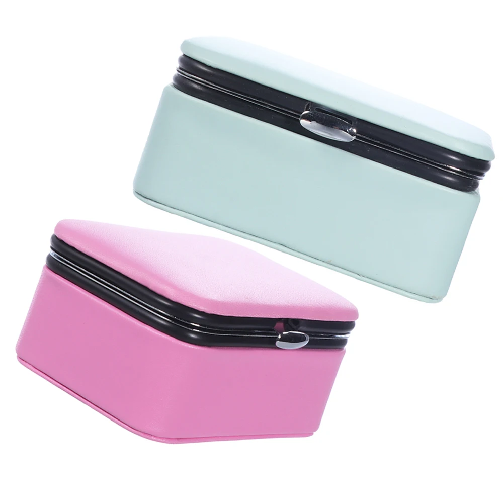 2Pcs Jewelry Organizer Box Mini Travel Jewelry Case Portable Necklace Holder Small Storage Box for Women Necklace Holder Display
2Pcs Jewelry Organizer Box Mini Travel Jewelry Case Portable Necklace Holder Small Storage Box for Women Necklace Holder Display