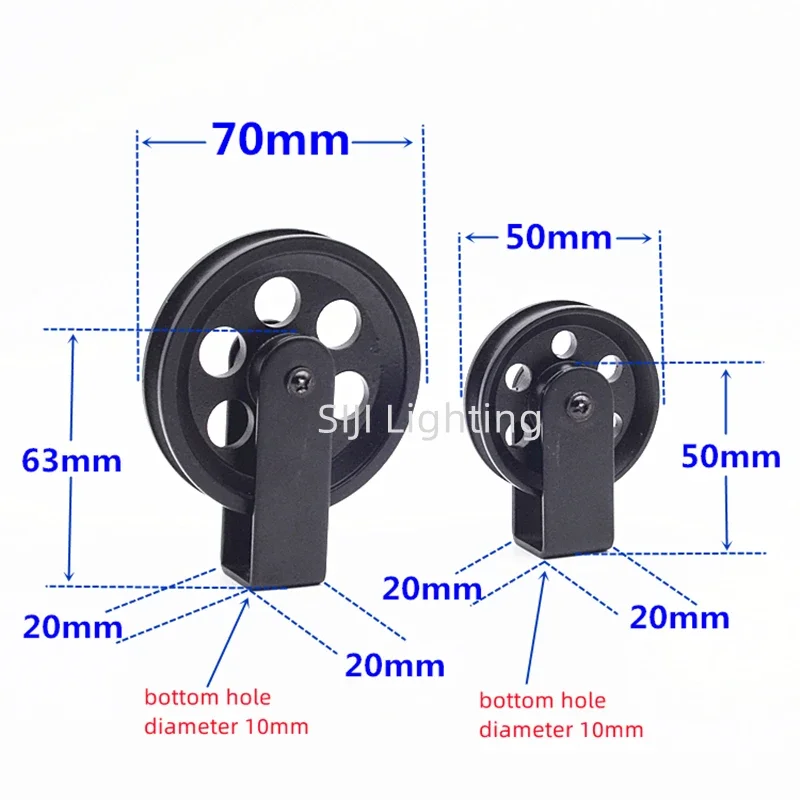 Black Light Lifters Wheel Pulley Lighting Accessories Cable Wire Lifter Ceiling Lamp Chandelier American Retro Iron Pendant Lamp
Black Light Lifters Wheel Pulley Lighting Accessories Cable Wire Lifter Ceiling Lamp Chandelier American Retro Iron Pendant Lamp