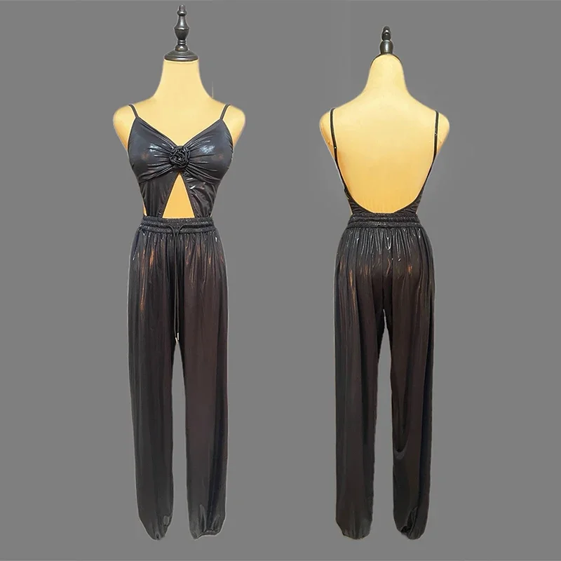 2024 Latin Dance Dress Girls Sling Bodysuit Training Tops Stage Performance Wear Competition Pants Set Samba Dance Costume XH986
2024 Latin Dance Dress Girls Sling Bodysuit Training Tops Stage Performance Wear Competition Pants Set Samba Dance Costume XH986