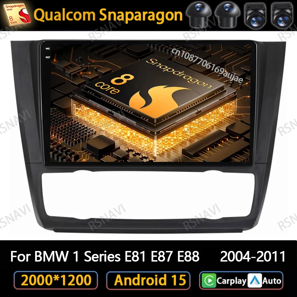 Android 15 Car Radio For BMW 1 Series E81 E82 E87 E88 MT 2004 - 2011 AUTO Stereo DVD Autoradio Head Unit 4G LTE BT Viedo Player
Android 15 Car Radio For BMW 1 Series E81 E82 E87 E88 MT 2004 - 2011 AUTO Stereo DVD Autoradio Head Unit 4G LTE BT Viedo Player