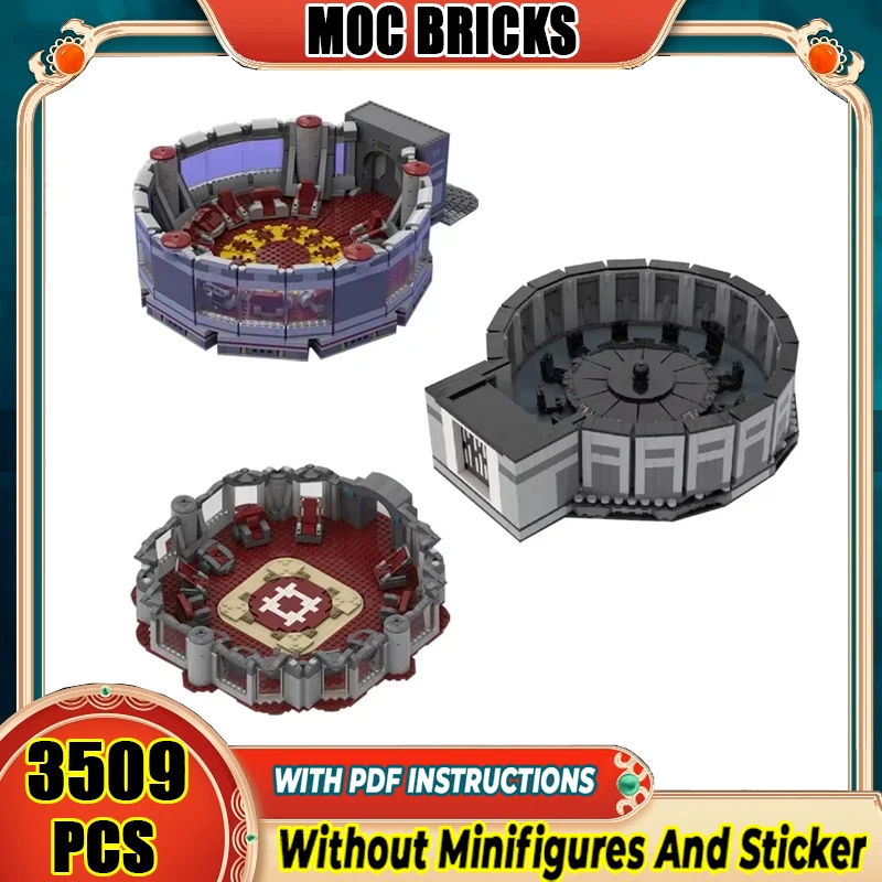 Star Movie Series Moc Building Bricks Despair Star Conference Room Model Technology Modular Blocks Construstion DIY Assembly Toy
Star Movie Series Moc Building Bricks Despair Star Conference Room Model Technology Modular Blocks Construstion DIY Assembly Toy