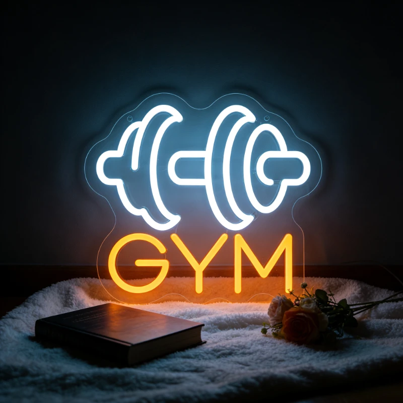 Fitness Dumbbell Neon Sign LED USB Dimmable Wall Art Decor for Home Bedroom Exercise Room Club Bodybuilding Motivation Gift
Fitness Dumbbell Neon Sign LED USB Dimmable Wall Art Decor for Home Bedroom Exercise Room Club Bodybuilding Motivation Gift