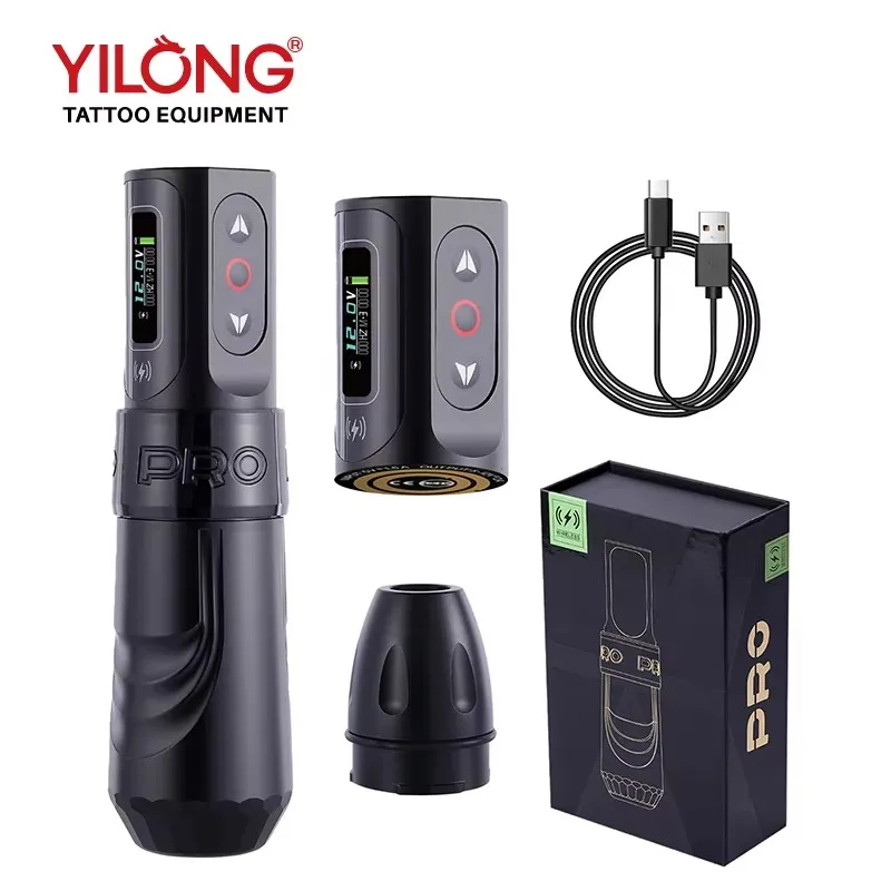 YILONGWireless Tattoo Machine with 2 Batteries Fast Charging Digital Display Portable Rotary Tattoo Gun for Professional Artists
YILONGWireless Tattoo Machine with 2 Batteries Fast Charging Digital Display Portable Rotary Tattoo Gun for Professional Artists