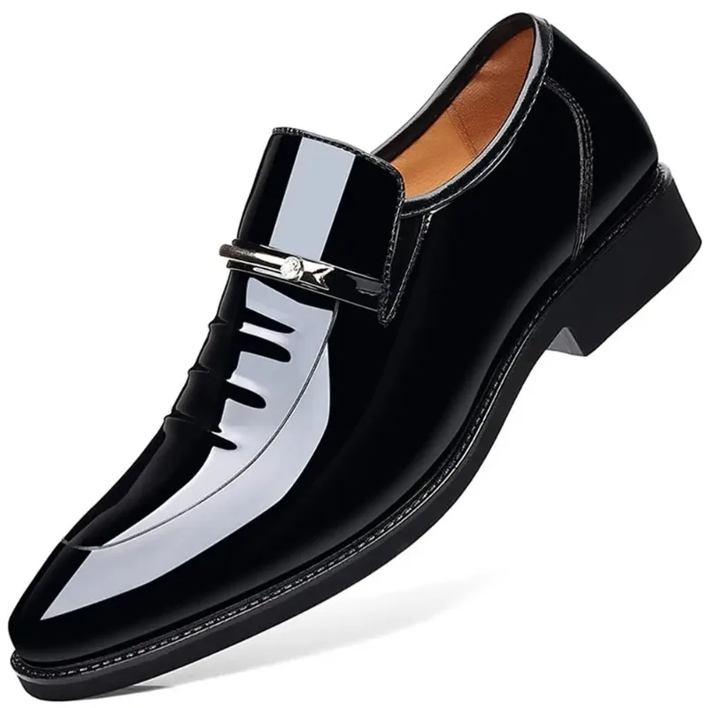 Patent Slip On Mens Loafers Comfortable Casual Driving Boat Shoe For Men Dress Shoes Formal Business Oxford High Gloss
Patent Slip On Mens Loafers Comfortable Casual Driving Boat Shoe For Men Dress Shoes Formal Business Oxford High Gloss