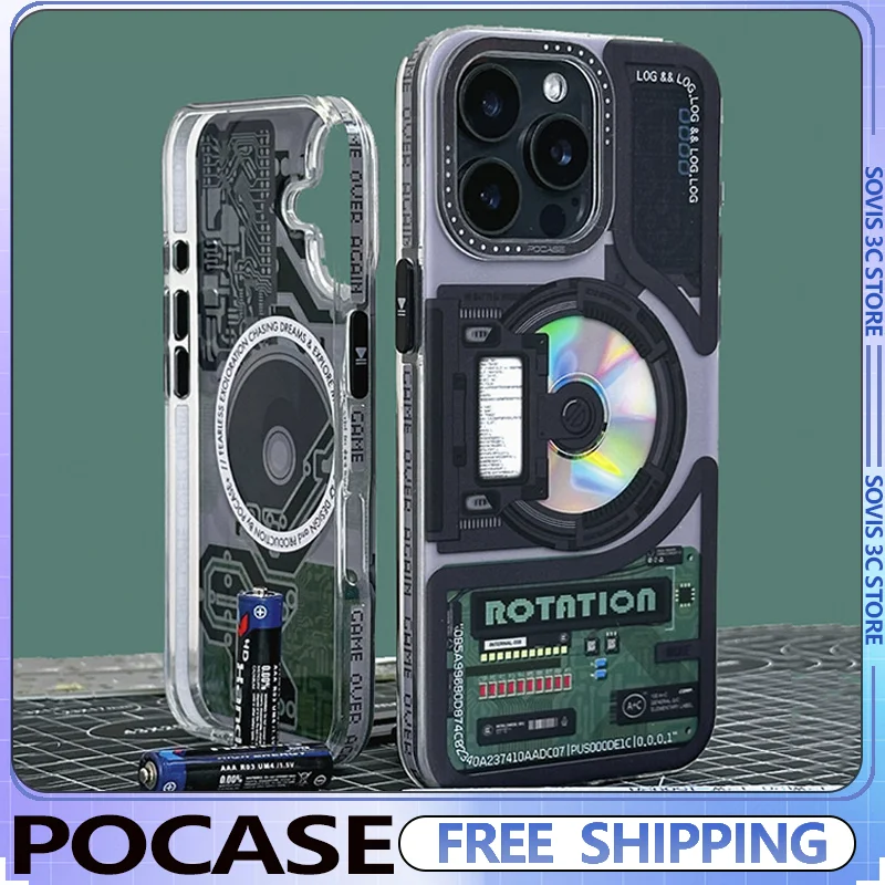 POCASE Retro circuit record Phone Case magnetic protective cover anti-fall Full-coverage phone case for iphone 15 promax
POCASE Retro circuit record Phone Case magnetic protective cover anti-fall Full-coverage phone case for iphone 15 promax