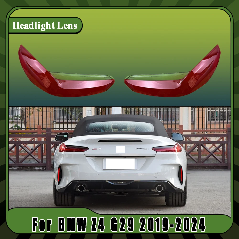 For BMW Z4 G29 2019-2024 Car Accessories Rear Outer Taillight Shell Tail Lamp Cover Turn Signal Stop Light Mask Plexiglass
For BMW Z4 G29 2019-2024 Car Accessories Rear Outer Taillight Shell Tail Lamp Cover Turn Signal Stop Light Mask Plexiglass
