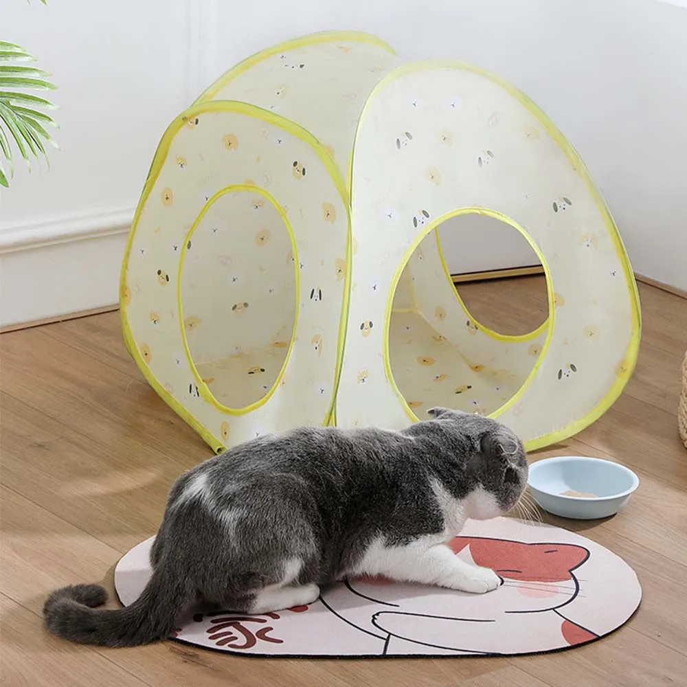 Foldable Cat Tent Nest Warm Cats Puppy Sleeping Bed Mat Indoor Small Dogs Cats House With Thick Cushion Doorplate Home Decoratio
Foldable Cat Tent Nest Warm Cats Puppy Sleeping Bed Mat Indoor Small Dogs Cats House With Thick Cushion Doorplate Home Decoratio