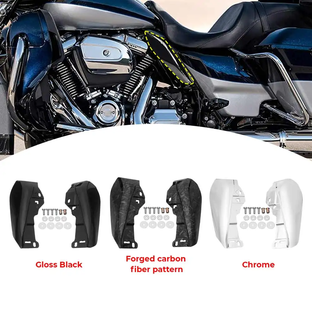 Heat Shield Mid-Frame Air Deflectors Fits For Harley Street Glide Road Glide 2023-2026 Abs Chrome/Black With Mounting Hardware
Heat Shield Mid-Frame Air Deflectors Fits For Harley Street Glide Road Glide 2023-2026 Abs Chrome/Black With Mounting Hardware