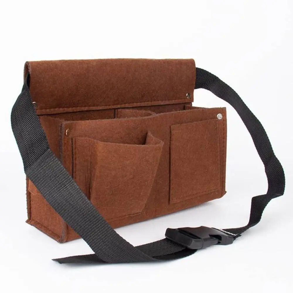 Chemical Fabric Belt Tool Kit Rivet Reinforcement Large Capacity Tool Waist Bag Brown Wear-resistant Carpenter's Nail Bag
Chemical Fabric Belt Tool Kit Rivet Reinforcement Large Capacity Tool Waist Bag Brown Wear-resistant Carpenter's Nail Bag