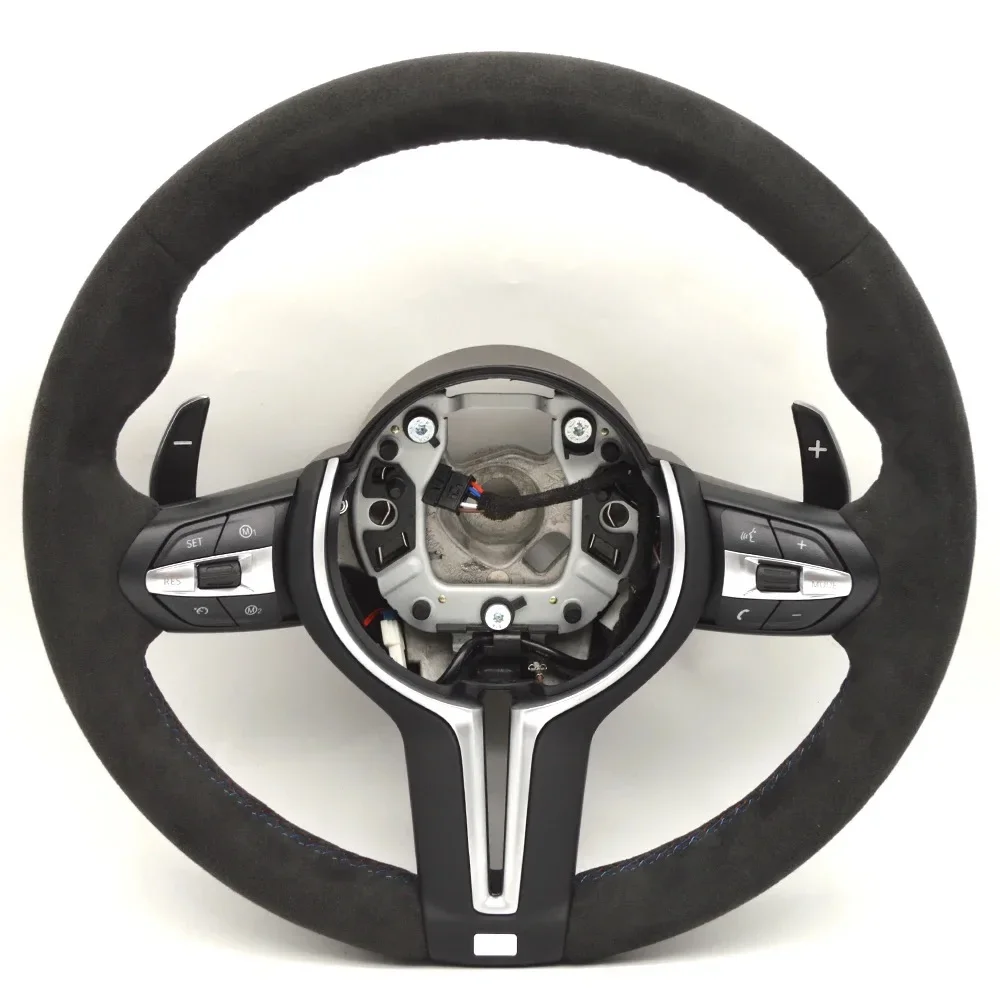 For BMW 3/5 Series Alcantara F20 F22 F30 F32 Ff34 F15 F16 M3 M4 M5 Flap Steering Wheel With Button Shift Paddles Assembly
For BMW 3/5 Series Alcantara F20 F22 F30 F32 Ff34 F15 F16 M3 M4 M5 Flap Steering Wheel With Button Shift Paddles Assembly