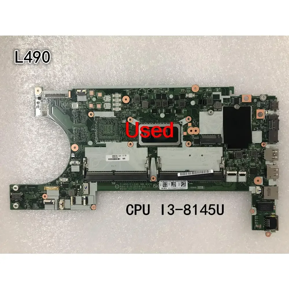 NM-B931 For Lenovo ThinkPad L490/L590 Laptop Motherboard Mainboard With CPU I3/I5/I7 100% Test Work
NM-B931 For Lenovo ThinkPad L490/L590 Laptop Motherboard Mainboard With CPU I3/I5/I7 100% Test Work