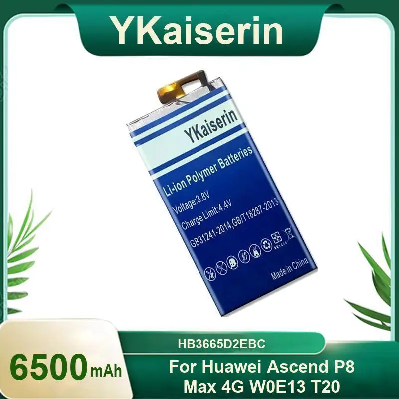 Износостойкий аккумулятор для мобильного телефона высокого качества для Huawei Ascend P8 Max 4G W0E13 T20 6500 мАч HB3665D2EBC
Износостойкий аккумулятор для мобильного телефона высокого качества для Huawei Ascend P8 Max 4G W0E13 T20 6500 мАч HB3665D2EBC