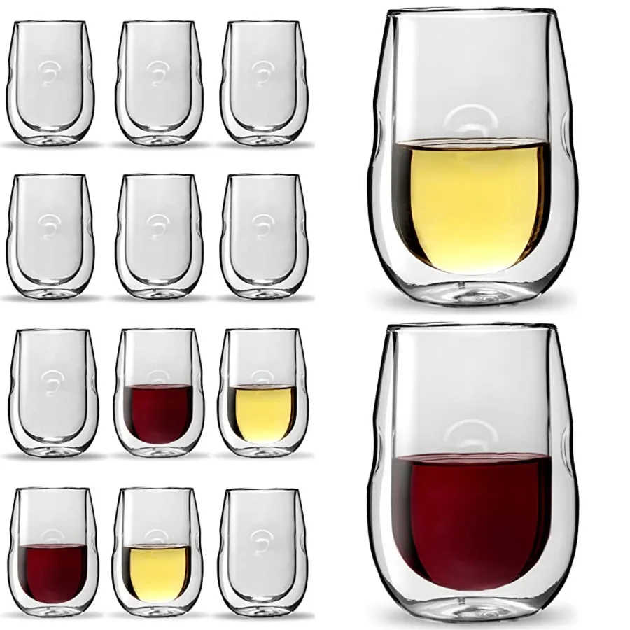 Moderna Artisan Series Double Wall Insulated 10 oz Wine Glasses
Moderna Artisan Series Double Wall Insulated 10 oz Wine Glasses