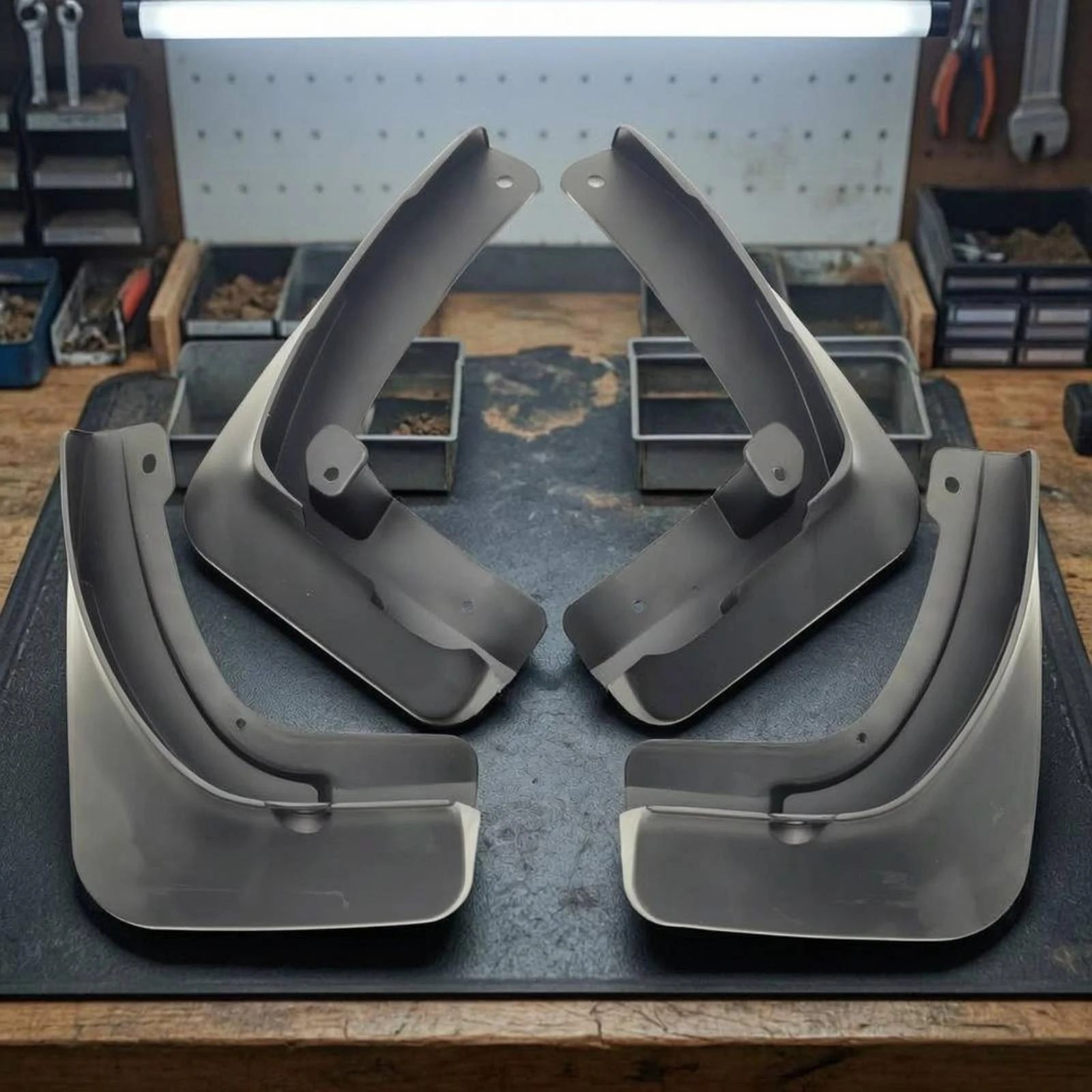 4 Pieces Molded Mudguard Set Sleek Black Mudguards Curved Mudguards Easy to Install Mudguard Flap Seamless Fit
4 Pieces Molded Mudguard Set Sleek Black Mudguards Curved Mudguards Easy to Install Mudguard Flap Seamless Fit