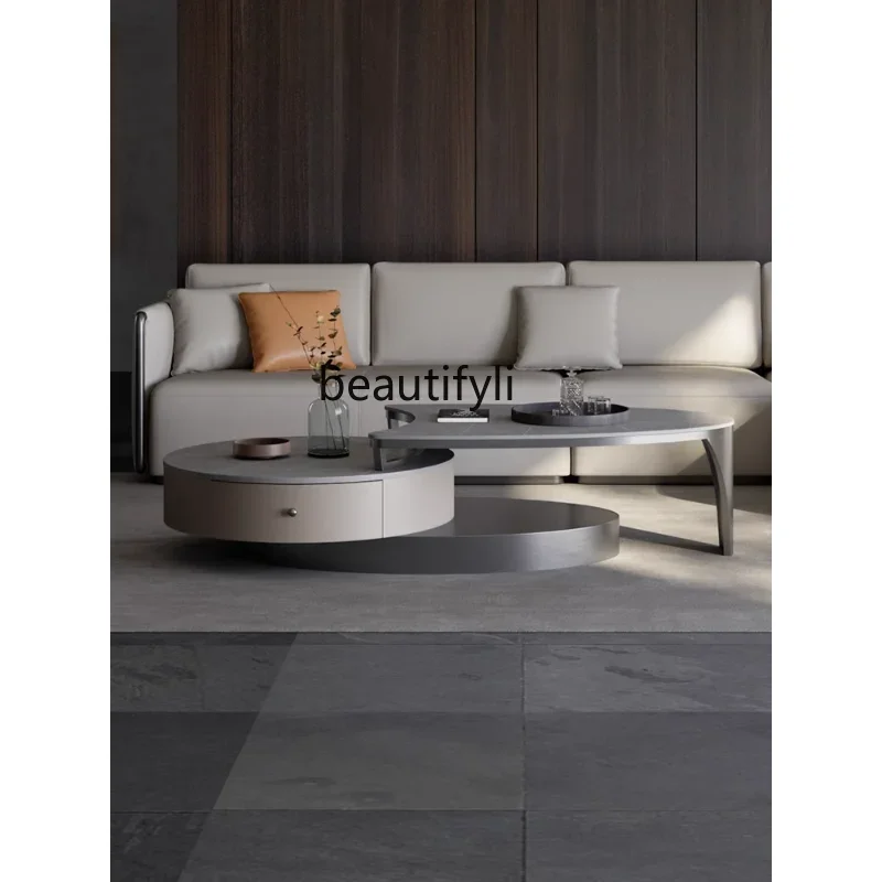 0Modern Coffee Table Special-Shaped High-End Living Room Creative Advanced Luxury Size round Coffee Table TV Cabinet Combination
0Modern Coffee Table Special-Shaped High-End Living Room Creative Advanced Luxury Size round Coffee Table TV Cabinet Combination
