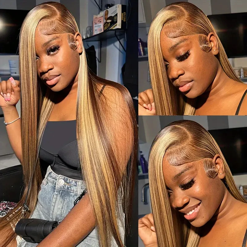 250% Density RealHighlight Lace Front Wigs Human Hair Balayage Glueless Wigs Human Hair 24 Inch 427 Colored 13x4 Lace Front Wig
250% Density RealHighlight Lace Front Wigs Human Hair Balayage Glueless Wigs Human Hair 24 Inch 427 Colored 13x4 Lace Front Wig