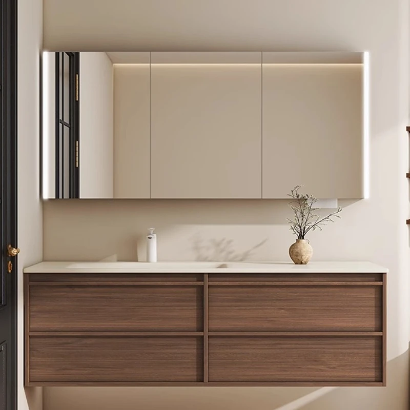 Wooden Luxury Bathroom Cabinet Brown Standing Mirror Vanity Bathroom Cabinet Storage Organizer Mobile Bagno House Accessories
Wooden Luxury Bathroom Cabinet Brown Standing Mirror Vanity Bathroom Cabinet Storage Organizer Mobile Bagno House Accessories