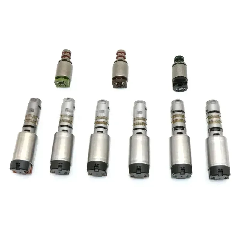 9 Piece A8TR1 8 Speed Transmission Solenoid Valve Kit For Hyundai Mohave Borrego and Genesis
9 Piece A8TR1 8 Speed Transmission Solenoid Valve Kit For Hyundai Mohave Borrego and Genesis