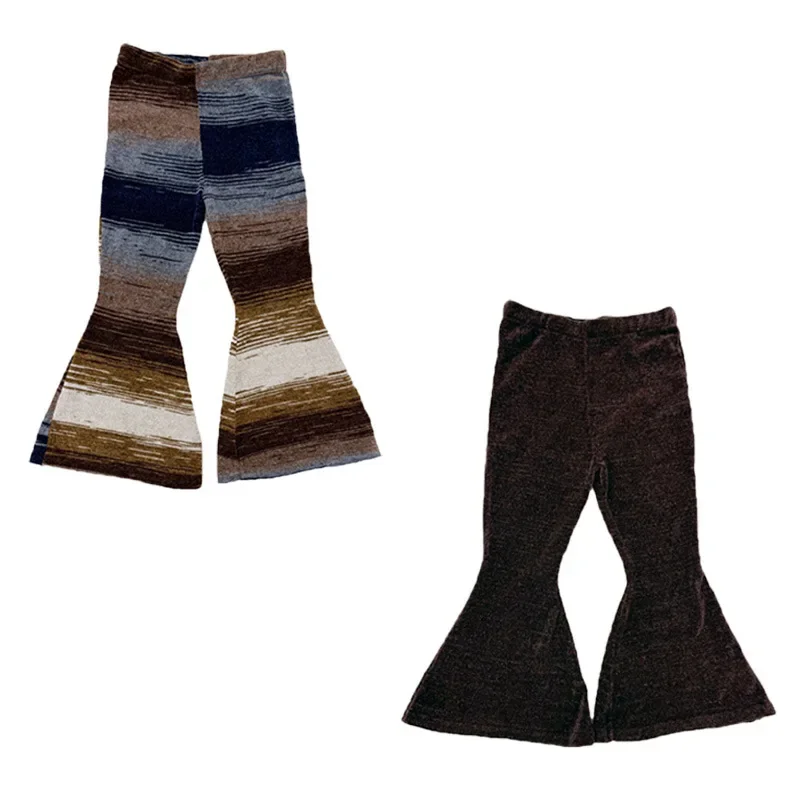 New Childrens Clothing Korean Style Girl Baby Fashion Color Knitted Bell-bottom Pants Casual Simple Daily Girl Pants 2026 Autumn
New Childrens Clothing Korean Style Girl Baby Fashion Color Knitted Bell-bottom Pants Casual Simple Daily Girl Pants 2026 Autumn