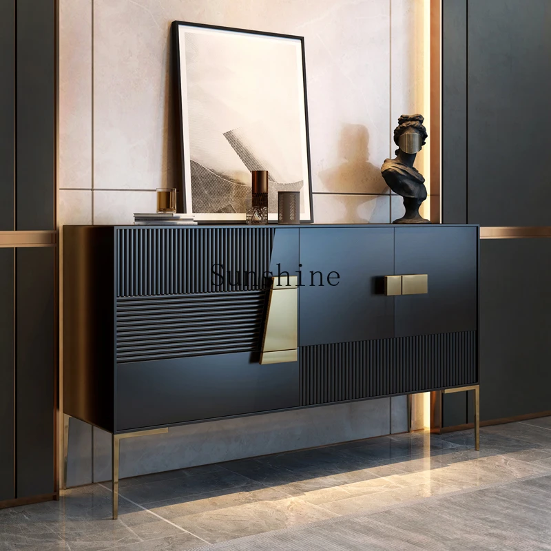 Italian entry front door partition storage/light luxury rock slab decorative cabinet
Italian entry front door partition storage/light luxury rock slab decorative cabinet