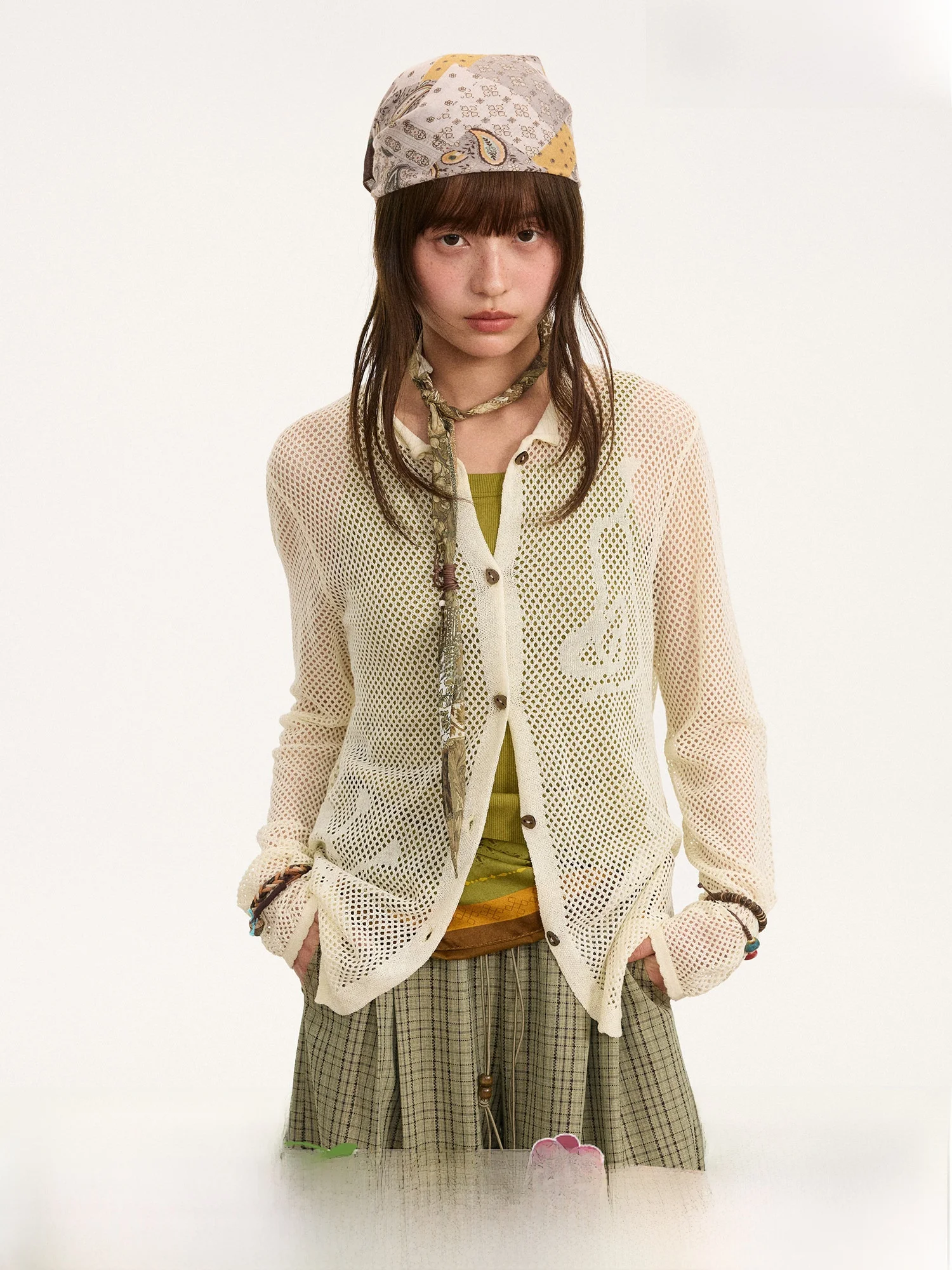 Retro Design Linen Knitted Me Hollow out Collar irt Women's Loose Fit Daily Wear Long Sve Button up Casual irt
Retro Design Linen Knitted Me Hollow out Collar irt Women's Loose Fit Daily Wear Long Sve Button up Casual irt