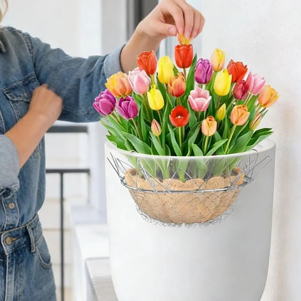 Stainless Steel Adjustable Planter Fillers Rustproof with Chains Planter Insert Pad Heavy Duty Planter Inserts Home Garden
Stainless Steel Adjustable Planter Fillers Rustproof with Chains Planter Insert Pad Heavy Duty Planter Inserts Home Garden