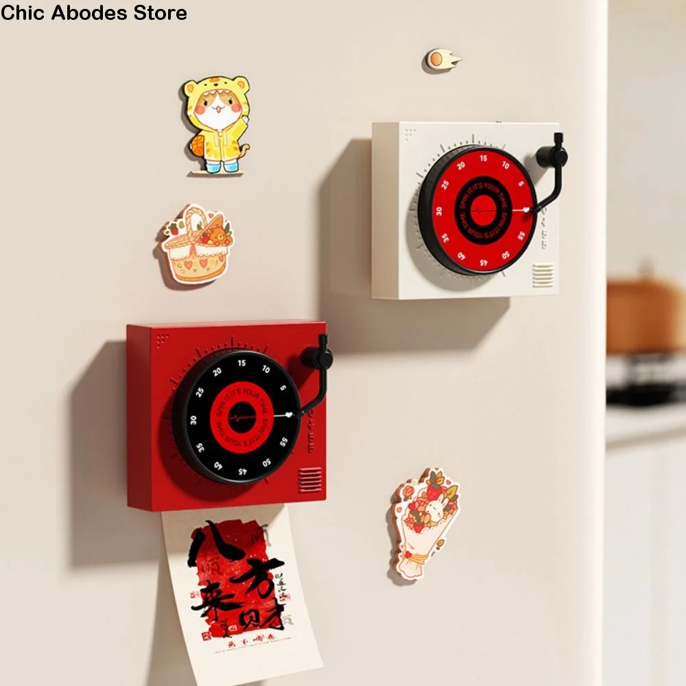 60 Minutes Countdown Alarm Clock Self Discipline Adsorbable Children Study Timer Vinyl Record Design Battery Free
60 Minutes Countdown Alarm Clock Self Discipline Adsorbable Children Study Timer Vinyl Record Design Battery Free