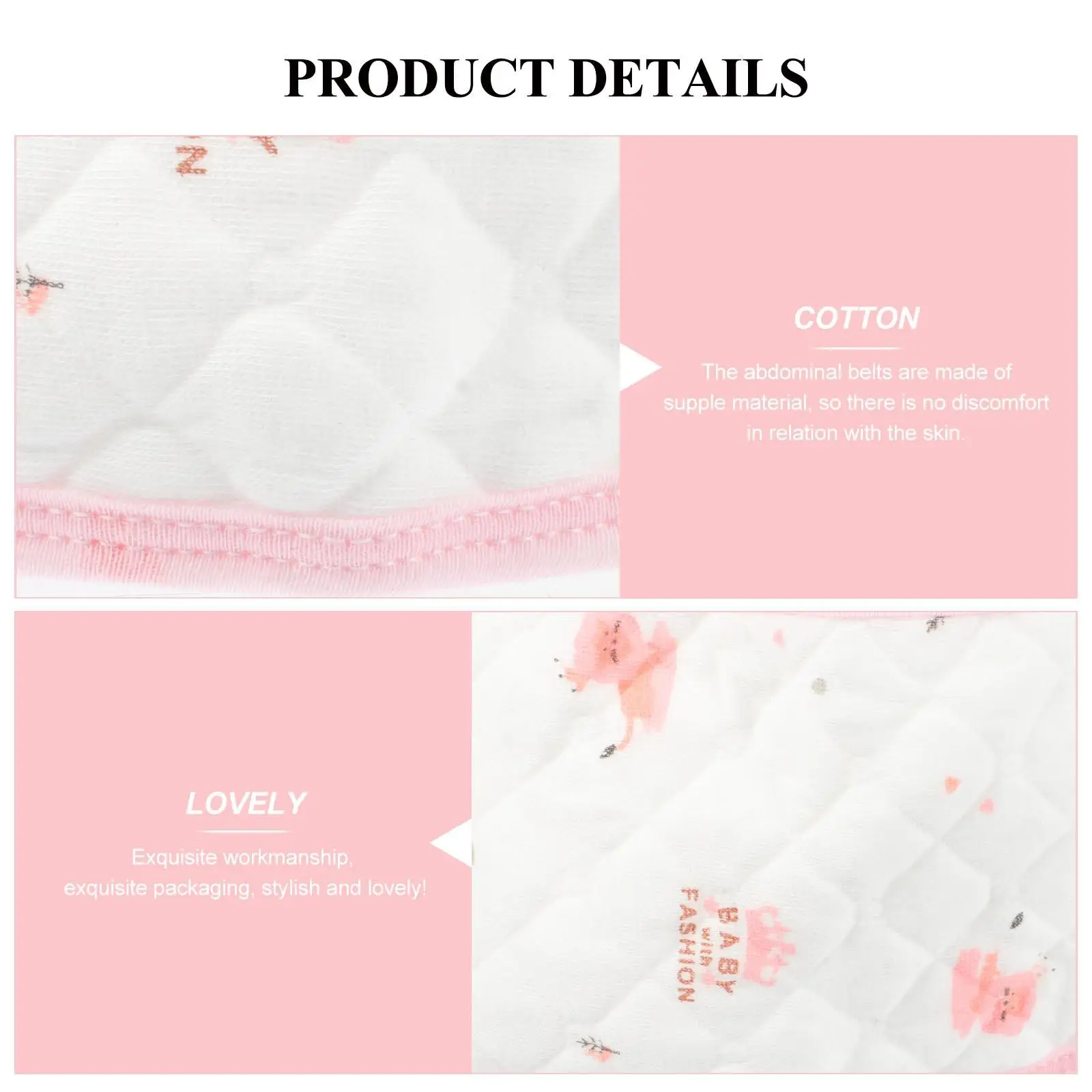 3 Pcs Infant Navel Belt Belly Band Ecological Cotton Soft Infant Navel Belt Newborn Abdominal Wrap Child Accessories
3 Pcs Infant Navel Belt Belly Band Ecological Cotton Soft Infant Navel Belt Newborn Abdominal Wrap Child Accessories