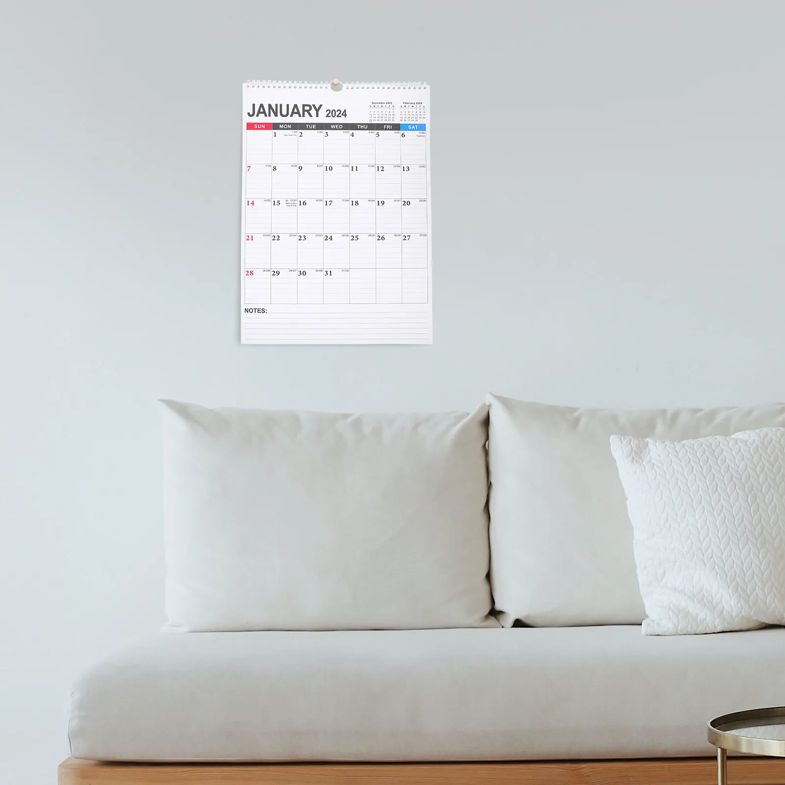 Holiday Hanging Calendar Decorative Monthly Appointment Aesthetic Wall Daily Use
Holiday Hanging Calendar Decorative Monthly Appointment Aesthetic Wall Daily Use