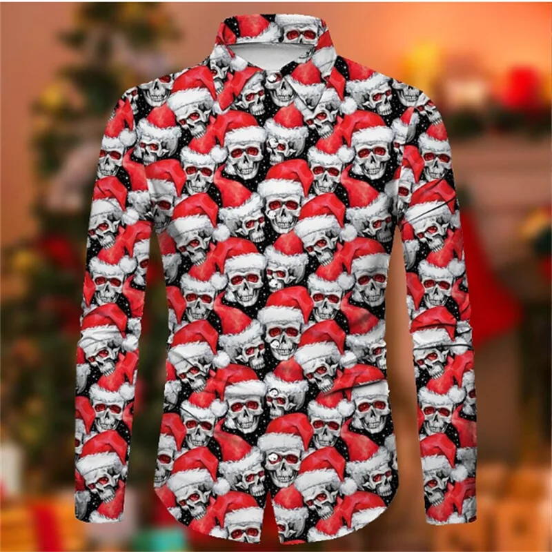 2024 Christmas Shirts 3D Printed Christmas Long Sleeve Shirts Holiday Party Tops Oversized T-Shirt Men's Shirt Harajuku Clothing
2024 Christmas Shirts 3D Printed Christmas Long Sleeve Shirts Holiday Party Tops Oversized T-Shirt Men's Shirt Harajuku Clothing