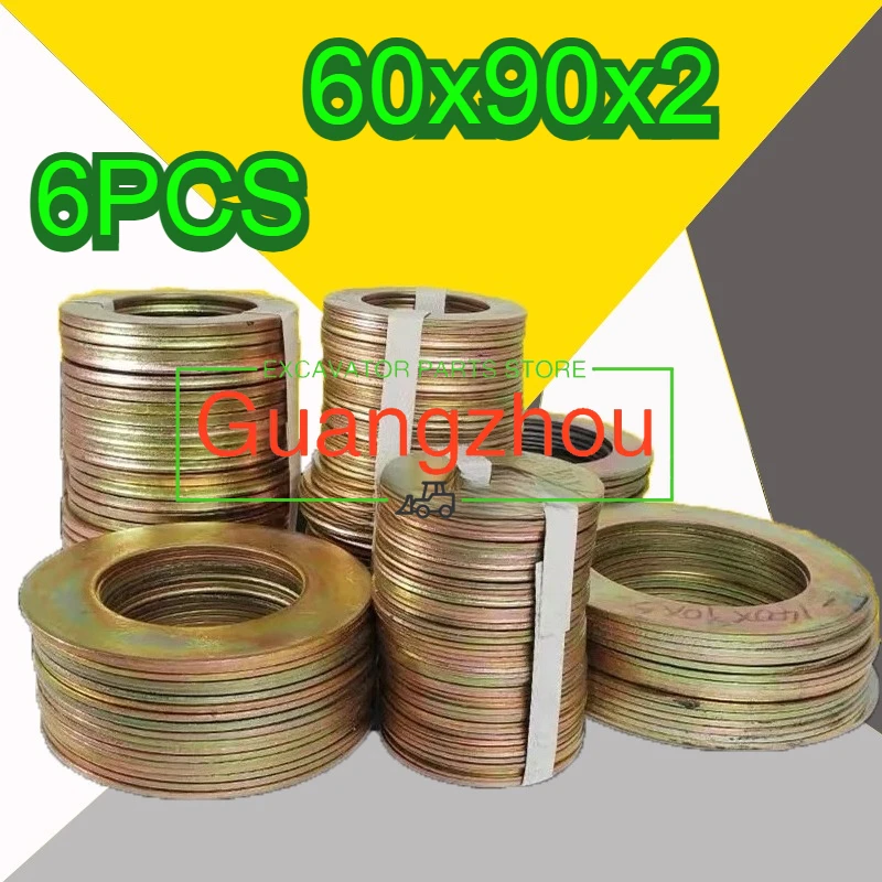 6 шт. для E320, новый комплект прокладок для ковша PC200, комплект прокладок для ковша, 60 мм, детали экскаватора
6 шт. для E320, новый комплект прокладок для ковша PC200, комплект прокладок для ковша, 60 мм, детали экскаватора