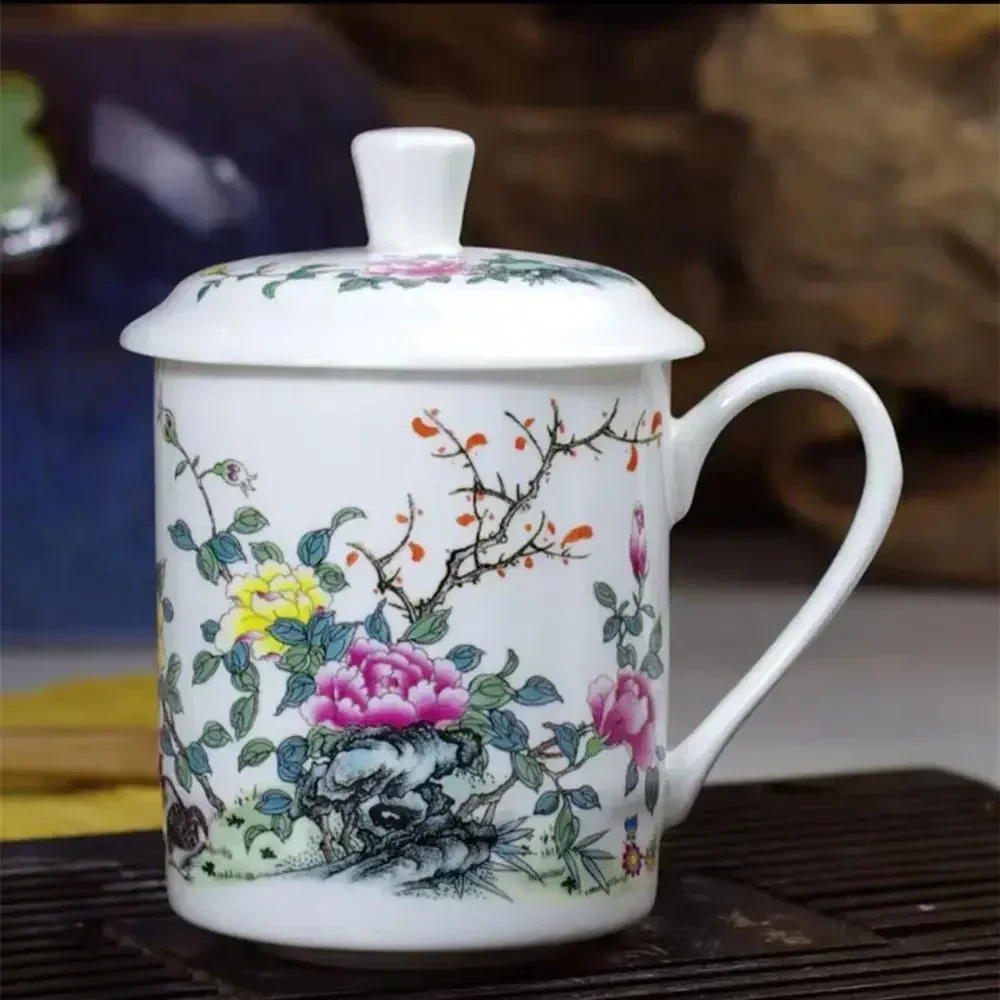 Jingdezhen Blue and White Porcelain Mug Chinese Dragon Ceramic Cup Office Meeting Water Cup Bone China Green Tea Coffee Mug
Jingdezhen Blue and White Porcelain Mug Chinese Dragon Ceramic Cup Office Meeting Water Cup Bone China Green Tea Coffee Mug