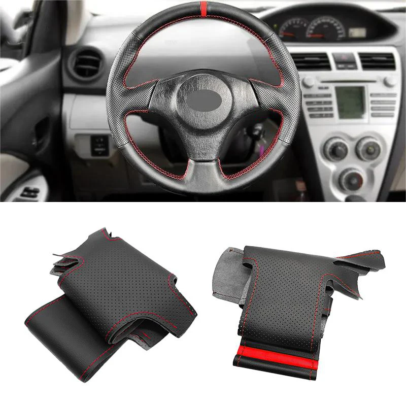 For Toyota Corolla (US) Matrix 2003-2008 RAV4 Celica Lexus IS200 300 1999-2005 Hand Braid Car Steering Wheel Leather Cover Trim
For Toyota Corolla (US) Matrix 2003-2008 RAV4 Celica Lexus IS200 300 1999-2005 Hand Braid Car Steering Wheel Leather Cover Trim