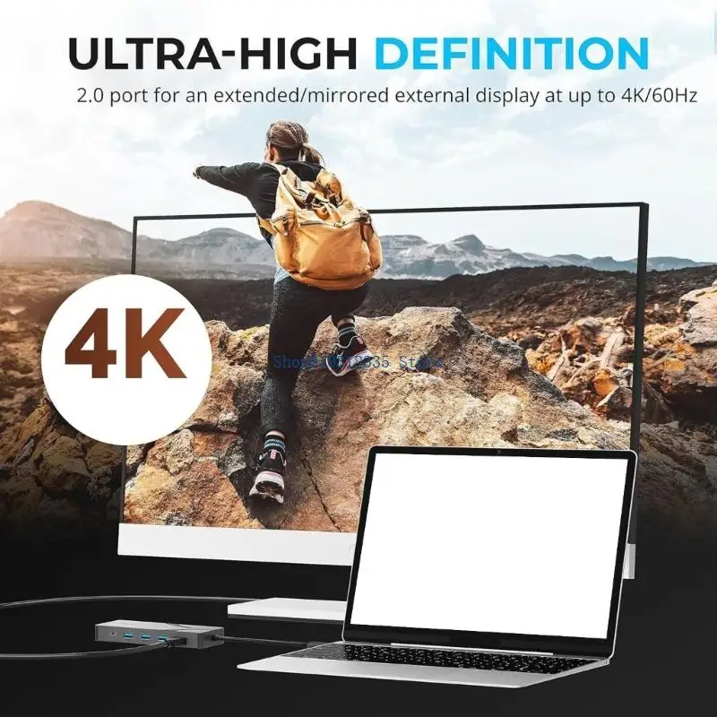 6 In 1 USB C Hubs With HDTV 4K 60Hz Ethernet PD90W Charging And USB 3.2 Port For Laptop
6 In 1 USB C Hubs With HDTV 4K 60Hz Ethernet PD90W Charging And USB 3.2 Port For Laptop