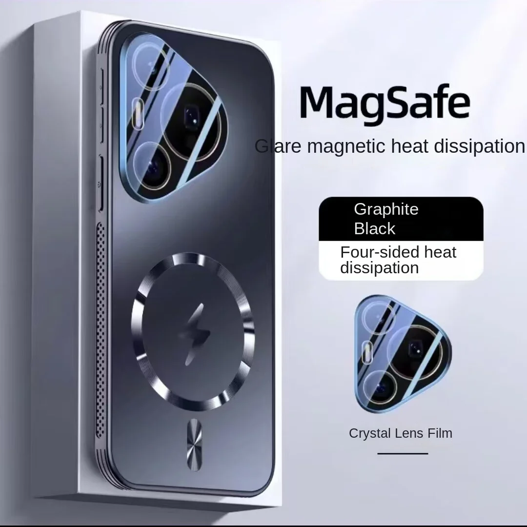Magnetic Absorption and Heat Dissipation Phone Case, Matte Full Protection, Anti-drop, Huawei Pura70, P60, P50 Pro, New
Magnetic Absorption and Heat Dissipation Phone Case, Matte Full Protection, Anti-drop, Huawei Pura70, P60, P50 Pro, New