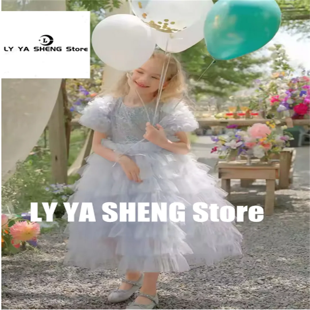 Communion Layered Puffy Flower Girl Dress For Wedding Sequin Shining Tulle First Communion Ball Gowns Kids Princess Birthday Dre
Communion Layered Puffy Flower Girl Dress For Wedding Sequin Shining Tulle First Communion Ball Gowns Kids Princess Birthday Dre