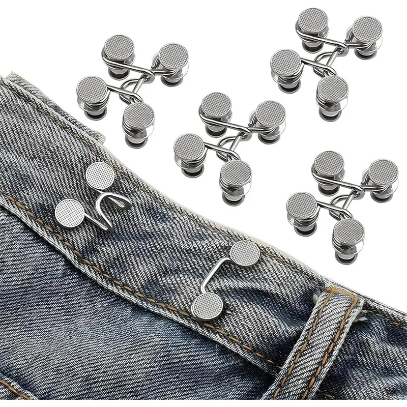 1Pairs Jeans Button Tightener,Pant Waist Tightener, Button Pins for Jeans, Button for Jeans To Make Smaller Waist Tightener
1Pairs Jeans Button Tightener,Pant Waist Tightener, Button Pins for Jeans, Button for Jeans To Make Smaller Waist Tightener