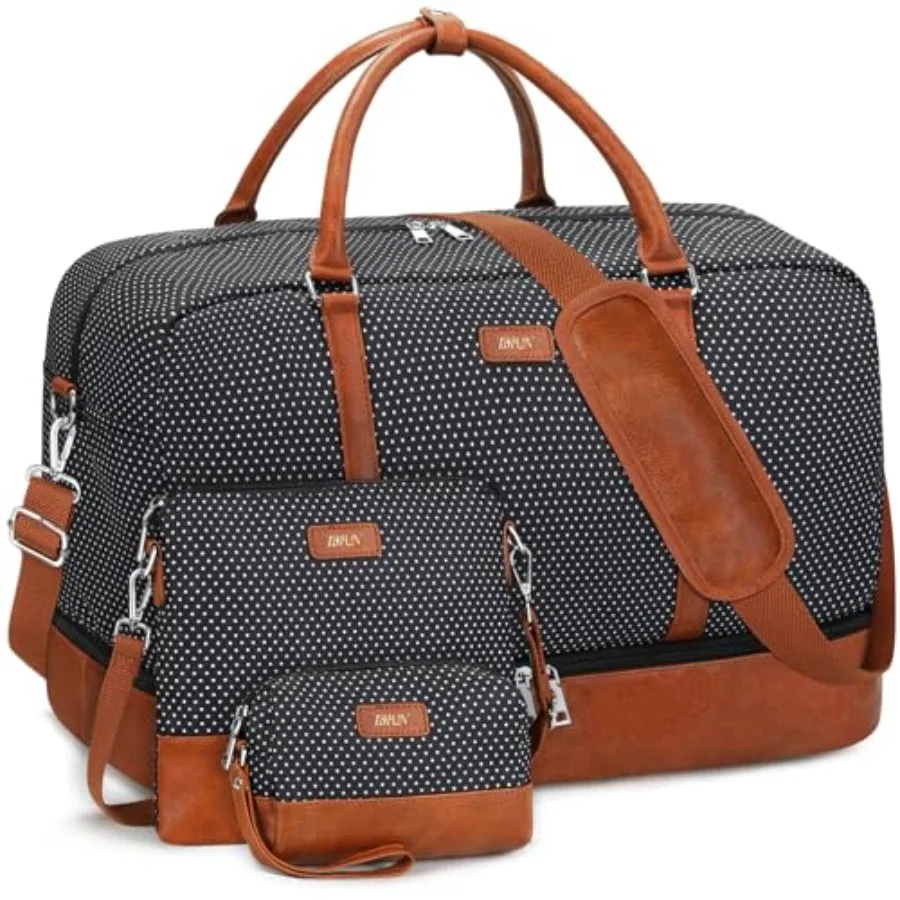 Weekender Bags for Women, 21" Weekender Travel Bag, Travel Duffle Bag with Shoe Compartment Carry on Overnight Duffel Bag for W
Weekender Bags for Women, 21" Weekender Travel Bag, Travel Duffle Bag with Shoe Compartment Carry on Overnight Duffel Bag for W