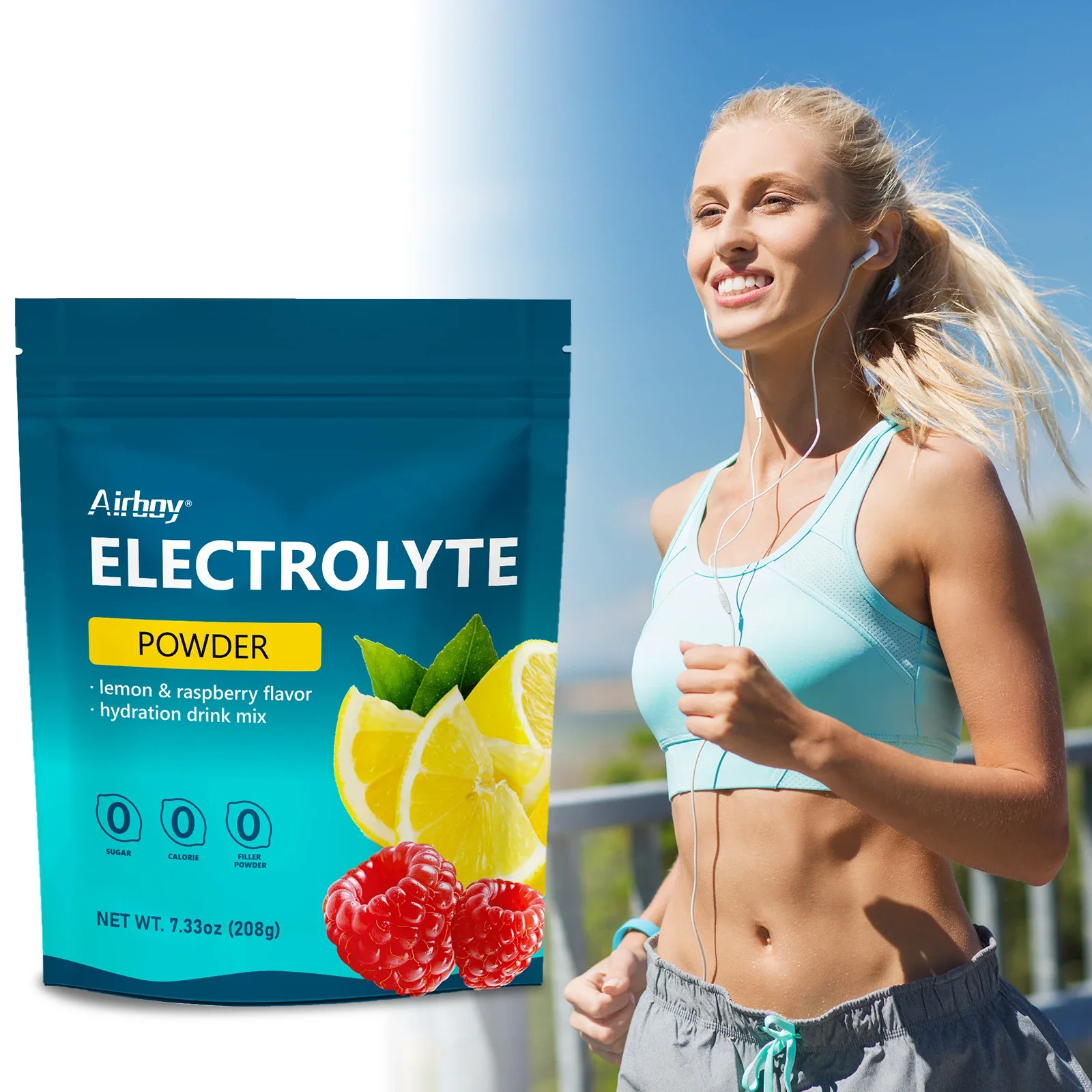 Electrolytes Supplement - Boost Endurance Muscle Recovery Mental Focus, Electrolyte Supplement for Rehydration
Electrolytes Supplement - Boost Endurance Muscle Recovery Mental Focus, Electrolyte Supplement for Rehydration