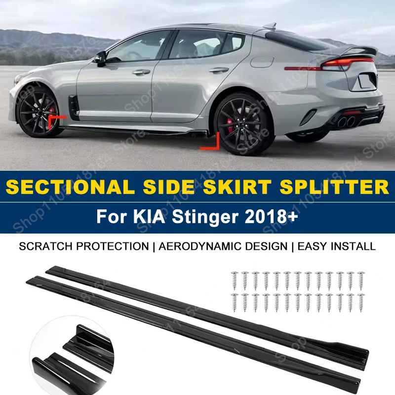 For KIA Accessories Stinger 2018+ Car Side Skirt Extension Splitters Rocker Panel Splitter Cover 8PCs ABS
For KIA Accessories Stinger 2018+ Car Side Skirt Extension Splitters Rocker Panel Splitter Cover 8PCs ABS