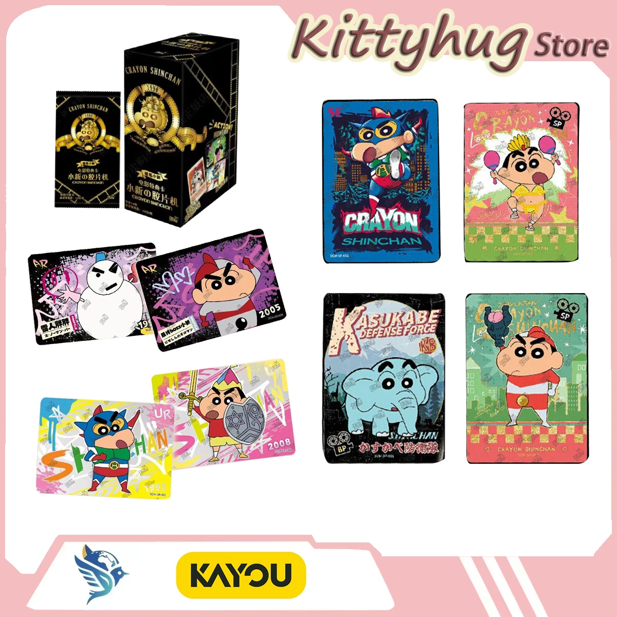 Коллекционные карточки Kayou Crayon Shin-Chan: бонусные карточки по фильму, периферийные карточки для фотокамеры Шин-чана, подарок-игрушка
Коллекционные карточки Kayou Crayon Shin-Chan: бонусные карточки по фильму, периферийные карточки для фотокамеры Шин-чана, подарок-игрушка