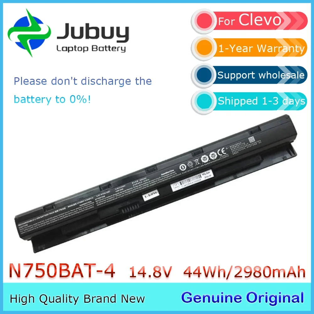 N750BAT-4 14,8 В 44 Втч оригинальный аккумулятор для ноутбука Clevo N750WU N750HU N770GU 4ICR19/66 и т. д.
N750BAT-4 14,8 В 44 Втч оригинальный аккумулятор для ноутбука Clevo N750WU N750HU N770GU 4ICR19/66 и т. д.