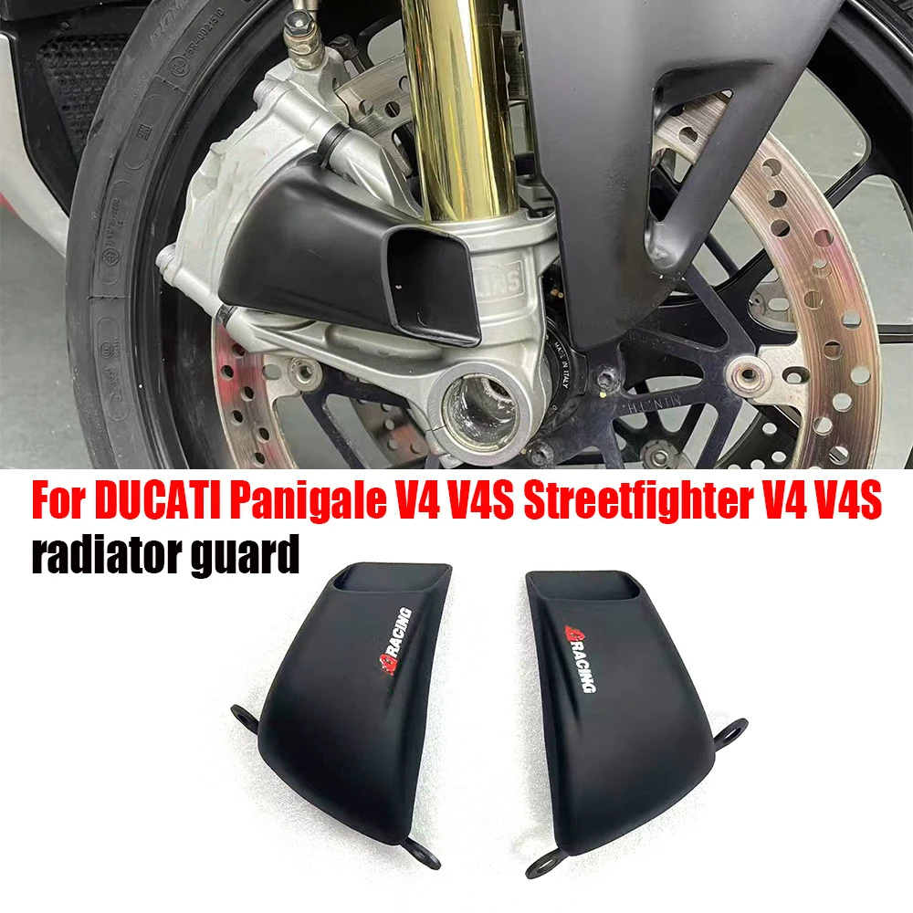For DUCATI PANIGALE V4 V2 V4S V4R Streetfighter V4 V4S ABS black Motorcycle Front Brake Air Duct Caliper Radiator Cover
For DUCATI PANIGALE V4 V2 V4S V4R Streetfighter V4 V4S ABS black Motorcycle Front Brake Air Duct Caliper Radiator Cover
