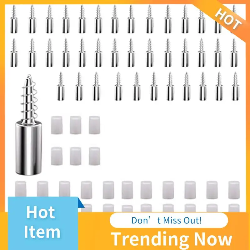 40 Pcs Shelf Bracket Screws Pegs Non-Punching Clapboard Holder With Non-Slip Sleeve, For Furniture & Bookcase Shelf
40 Pcs Shelf Bracket Screws Pegs Non-Punching Clapboard Holder With Non-Slip Sleeve, For Furniture & Bookcase Shelf
