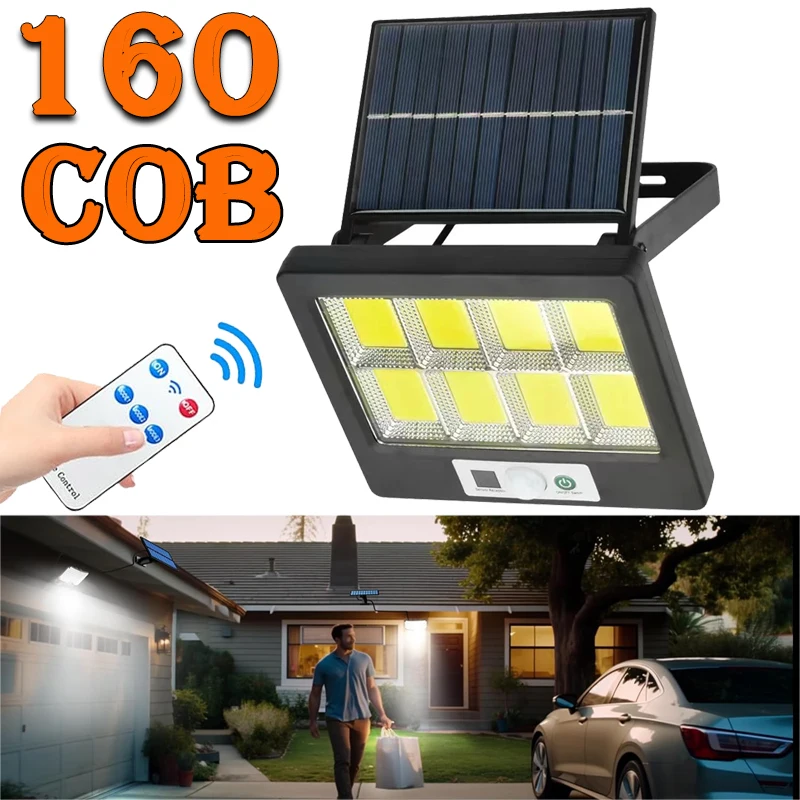 Nice 160COB Solar Wall Lamp Flood Light 3 Mode Waterproof Motion Sensor Garden Street Lights Solar Lamp Garden Security Wall Lig
Nice 160COB Solar Wall Lamp Flood Light 3 Mode Waterproof Motion Sensor Garden Street Lights Solar Lamp Garden Security Wall Lig