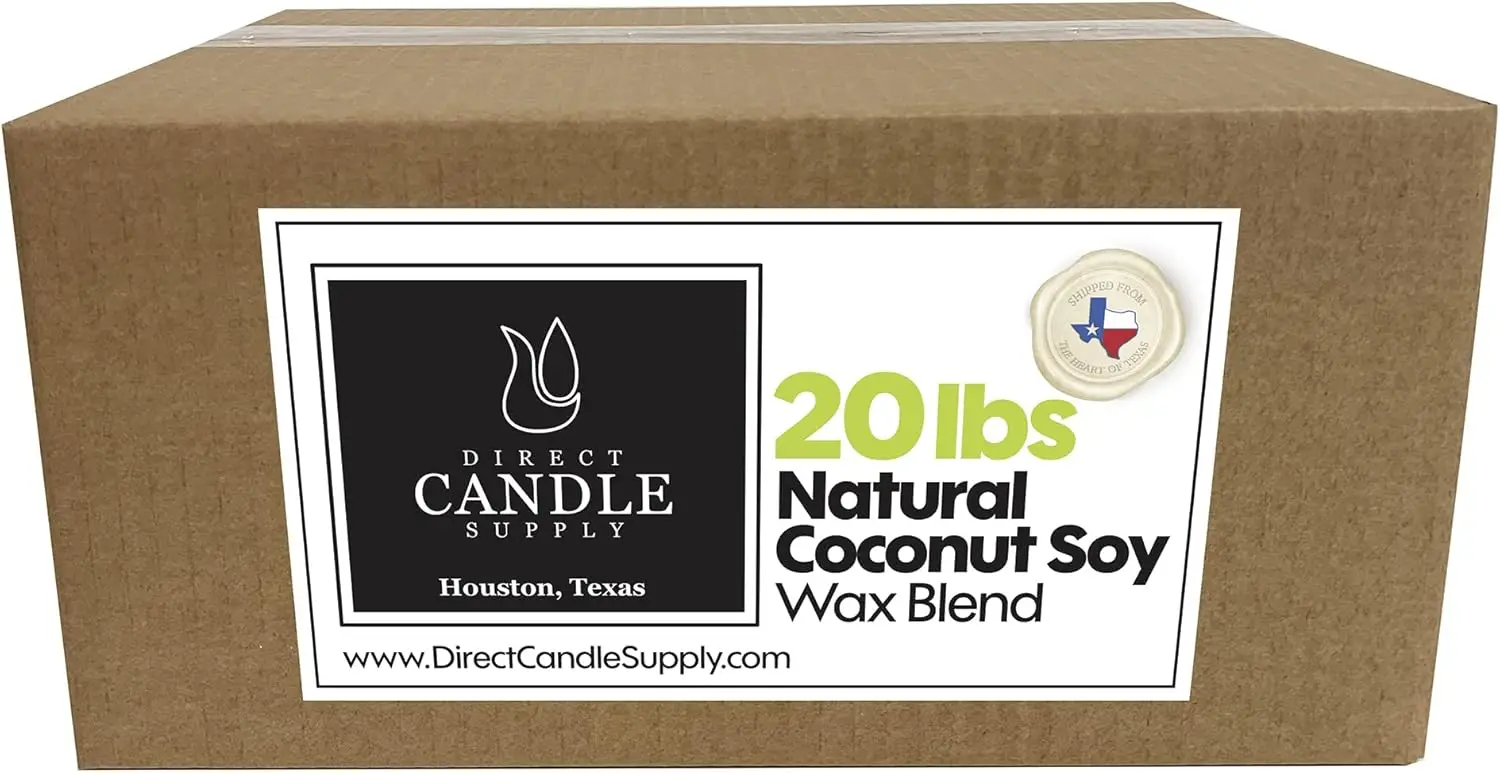 20 lb Coconut Soy Candle Wax for Candle Making - Creamy Blend, High Fragrance Load, Coco Wax
20 lb Coconut Soy Candle Wax for Candle Making - Creamy Blend, High Fragrance Load, Coco Wax