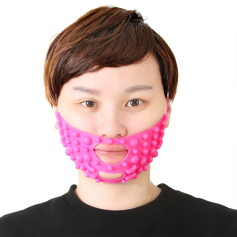 Facial Massage Mask 52 Pressure Bumps Tension Thin V-Shaped Chin Massager Skin Firming Tool Comfortable Durable Face
Facial Massage Mask 52 Pressure Bumps Tension Thin V-Shaped Chin Massager Skin Firming Tool Comfortable Durable Face